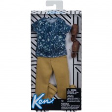 Barbie Ken Blue Print Shirt/Tan Pants Fashion   566729907